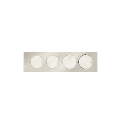 Gessi Origini mitigeur thermostatique de douche avec 2 fonctions et boutons marche-arrêt 66222 + 63011