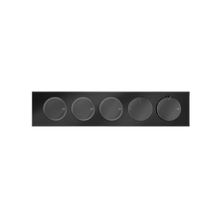 Gessi Origini mitigeur thermostatique de douche avec 3 fonctions et boutons marche-arrêt 66224 + 63013