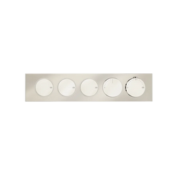 Gessi Origini mitigeur thermostatique de douche avec 3 fonctions et boutons marche-arrêt 66224 + 63013