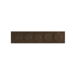 Gessi Origini mitigeur thermostatique de douche avec 3 fonctions et boutons marche-arrêt 66224 + 63013