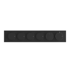 Gessi Origini mitigeur thermostatique de douche avec 4 fonctions et boutons marche-arrêt 66226 + 63015