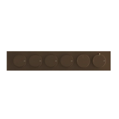 Gessi Origini mitigeur thermostatique de douche avec 4 fonctions et boutons marche-arrêt 66226 + 63015