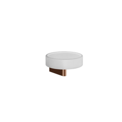 Gessi Origini soap holder in white antibacterial resin 66401