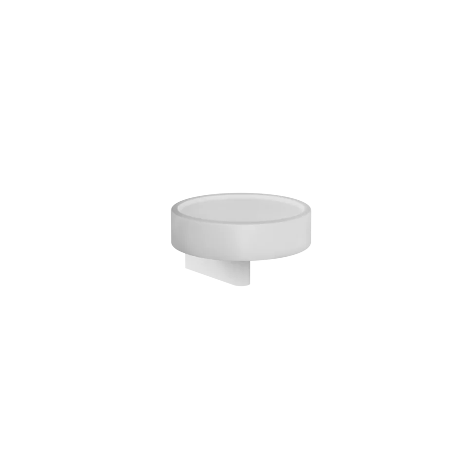 Gessi Origini soap holder in white antibacterial resin 66401