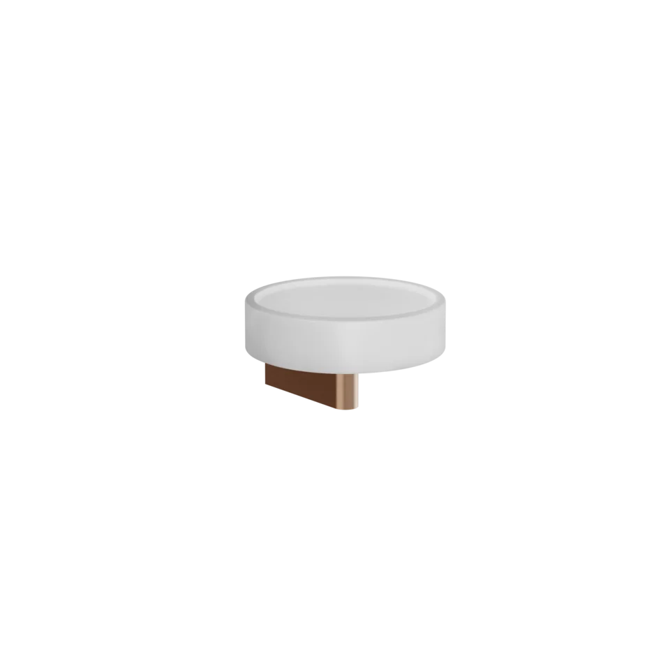 Gessi Origini soap holder in white antibacterial resin 66401