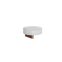 Gessi Origini soap holder in white antibacterial resin 66401