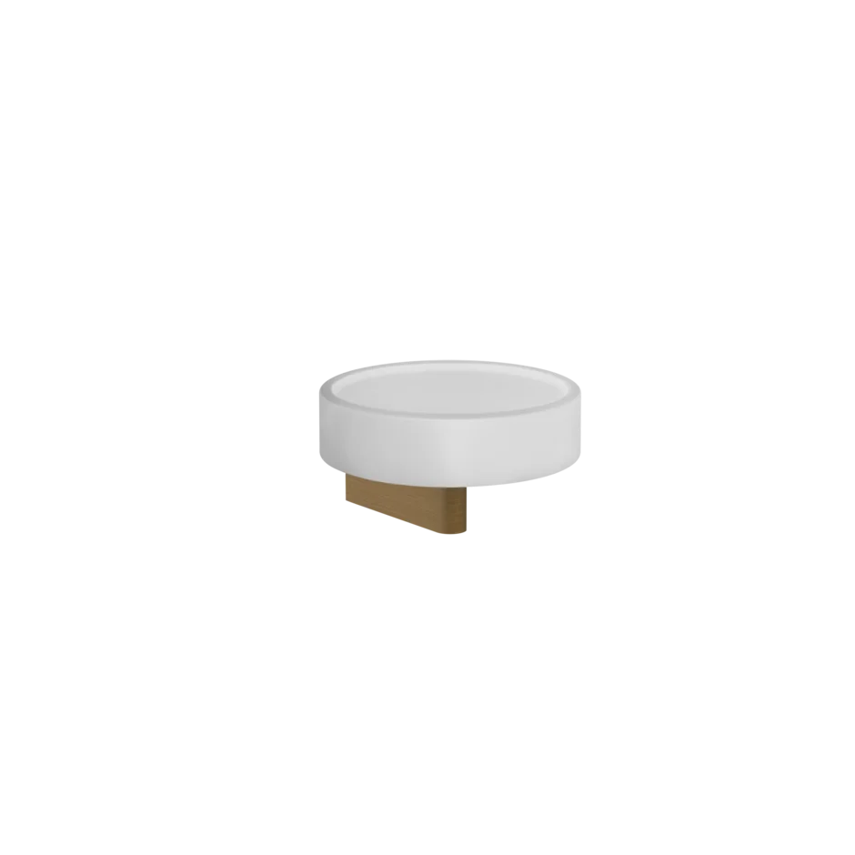 Gessi Origini soap holder in white antibacterial resin 66401