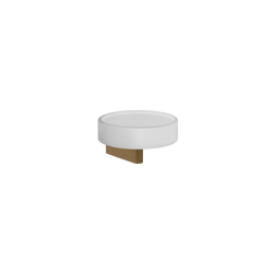 Gessi Origini soap holder in white antibacterial resin 66401
