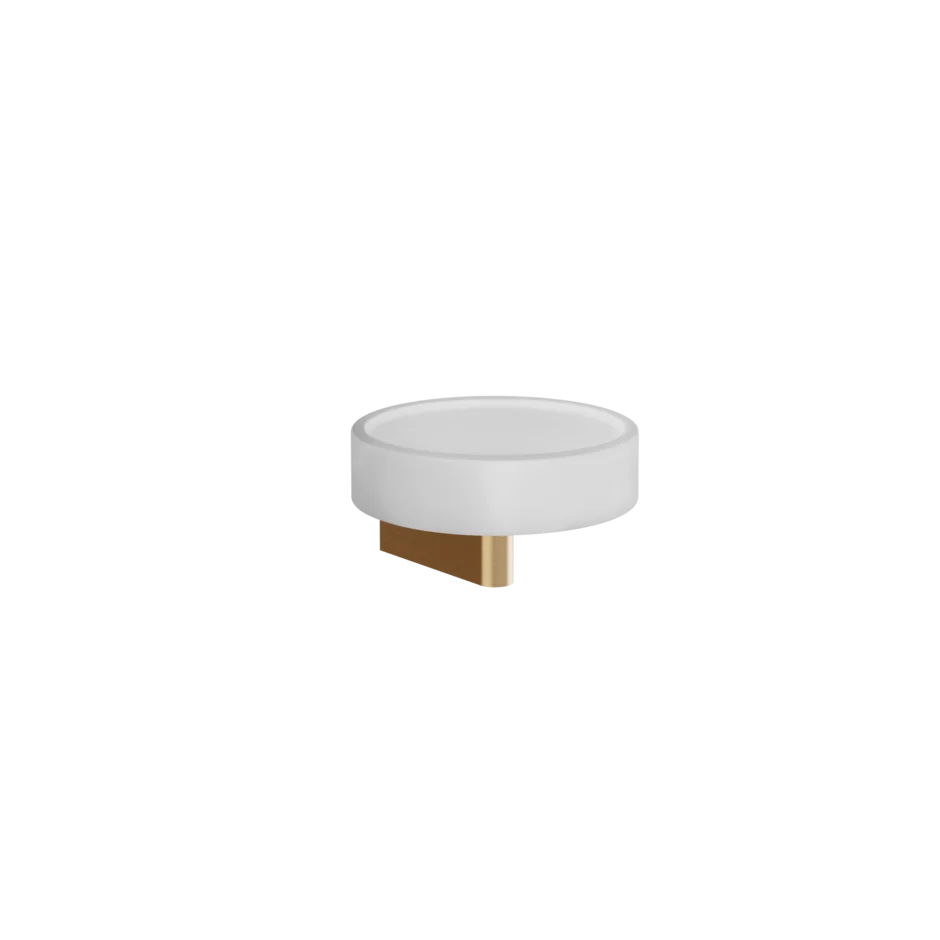 Gessi Origini soap holder in white antibacterial resin 66401