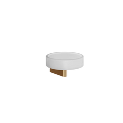 Gessi Origini soap holder in white antibacterial resin 66401