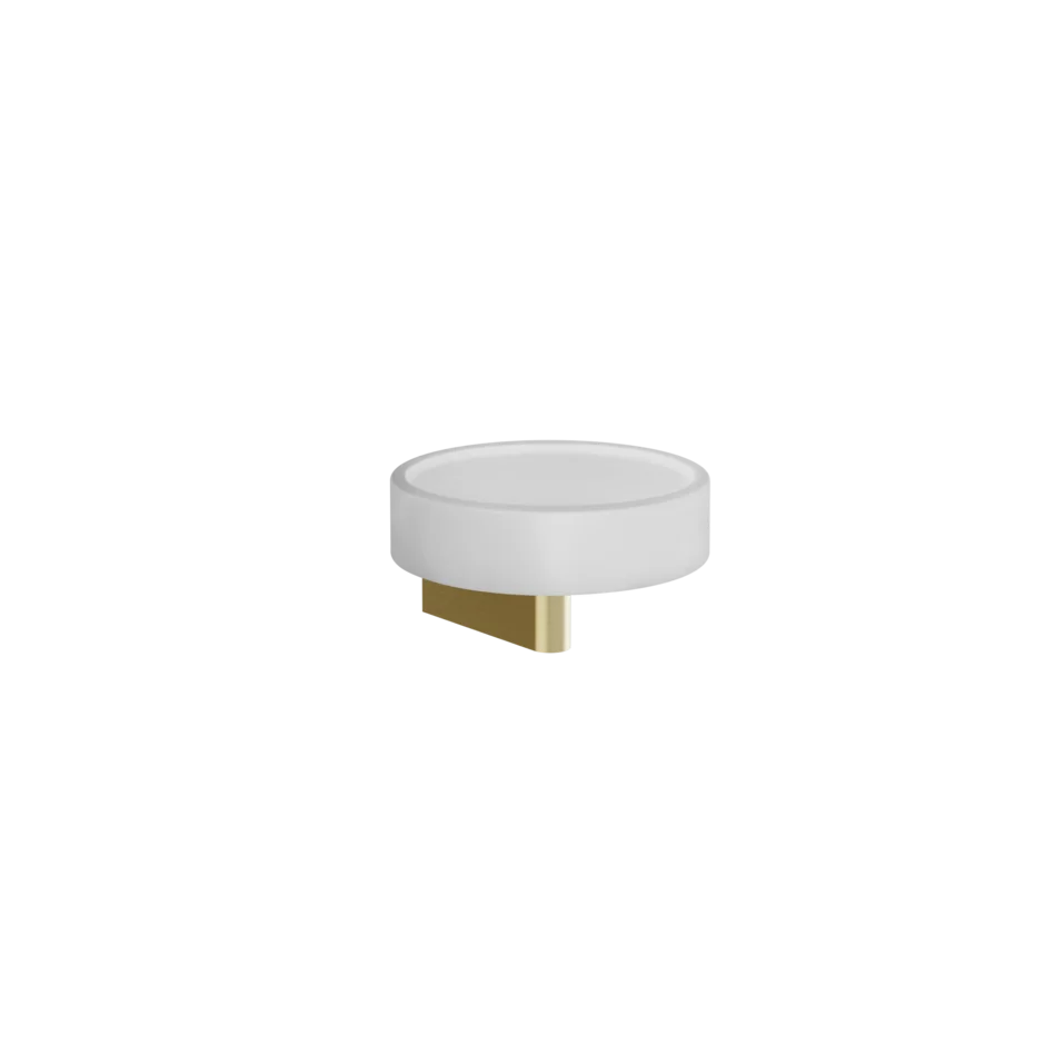 Gessi Origini soap holder in white antibacterial resin 66401