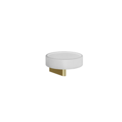 Gessi Origini soap holder in white antibacterial resin 66401