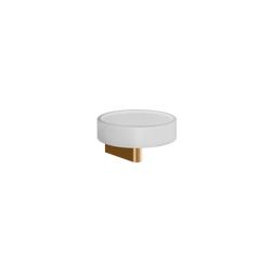 Gessi Origini soap holder in white antibacterial resin 66401