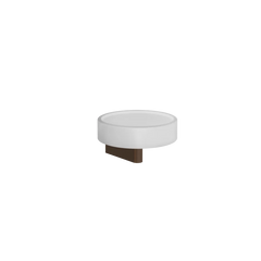 Gessi Origini soap holder in white antibacterial resin 66401