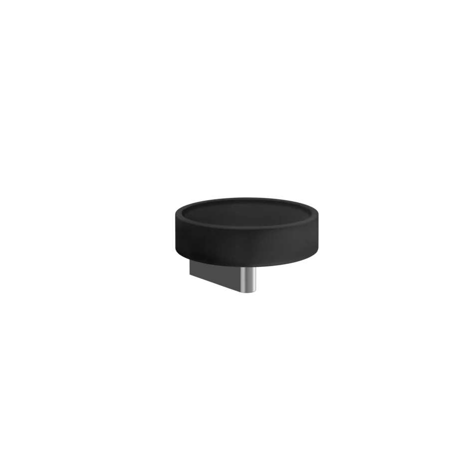 Gessi Origini porta sapone nero in resina antibatterica 66402
