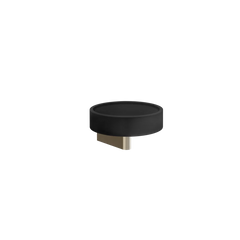 Gessi Origini porta sapone nero in resina antibatterica 66402