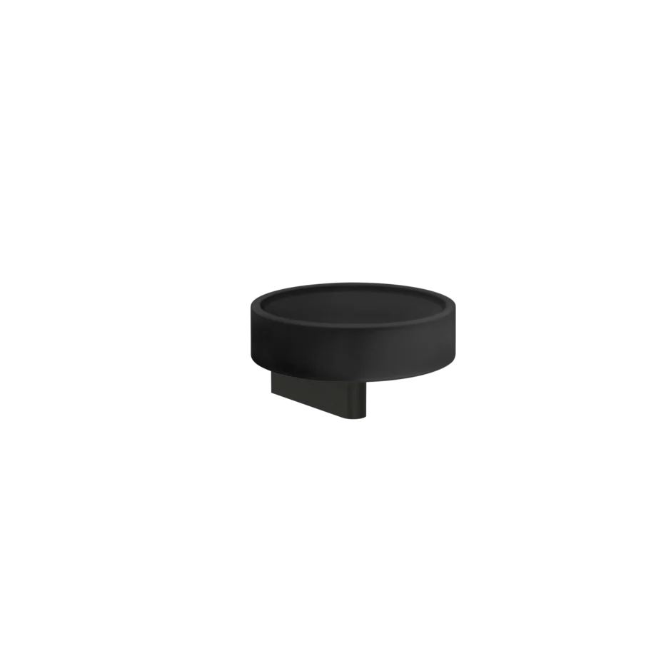 Gessi Origini porta sapone nero in resina antibatterica 66402
