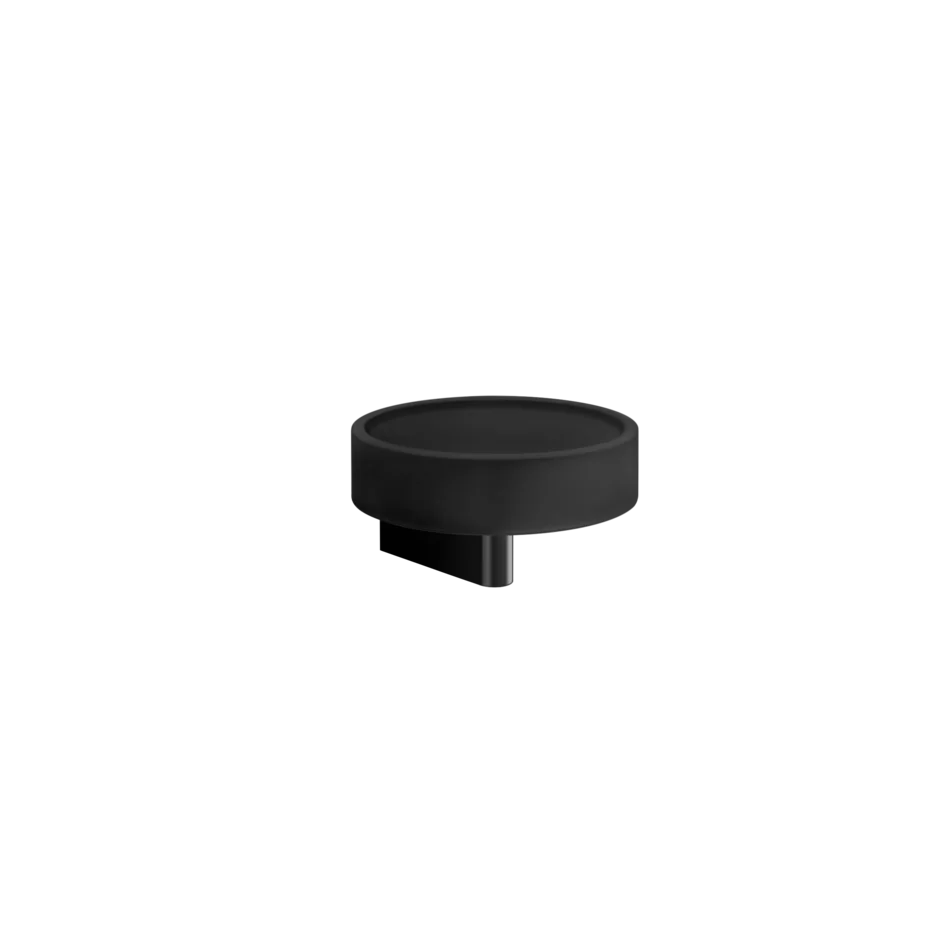 Gessi Origini porta sapone nero in resina antibatterica 66402