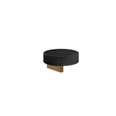 Gessi Origini porta sapone nero in resina antibatterica 66402