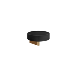 Gessi Origini porta sapone nero in resina antibatterica 66402