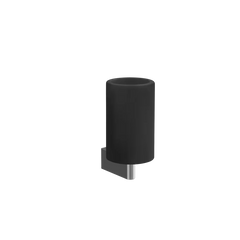 Gessi Origini porta spazzolini nero in resina antibatterica 66408 cromo