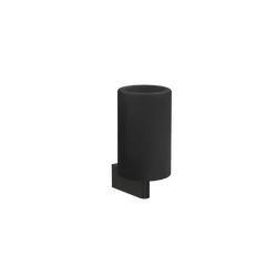 Gessi Origini porte-brosse à dents noir en résine antibactérienne 66408