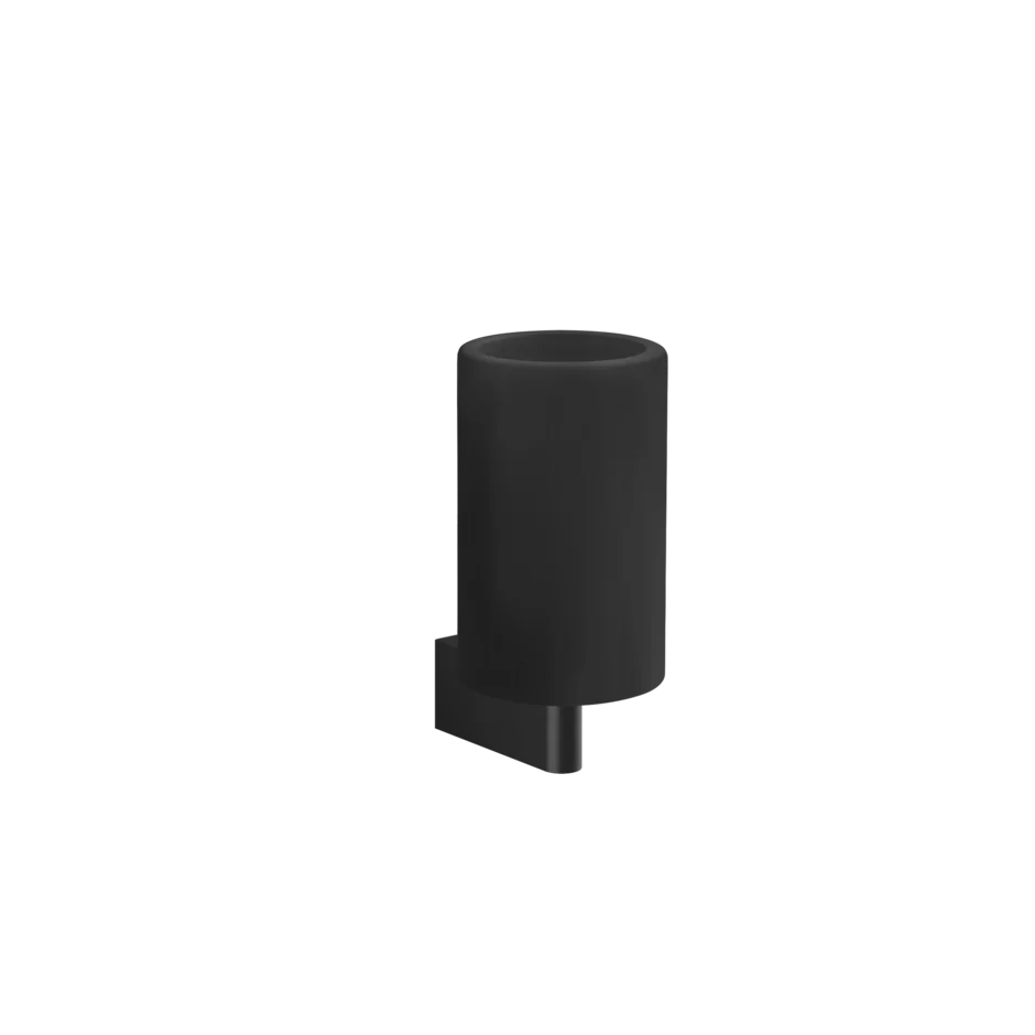 Gessi Origini porte-brosse à dents noir en résine antibactérienne 66408