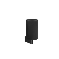 Gessi Origini porte-brosse à dents noir en résine antibactérienne 66408