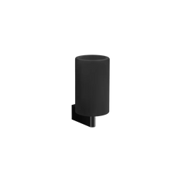 Gessi Origini porte-brosse à dents noir en résine antibactérienne 66408