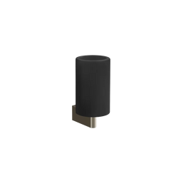 Gessi Origini porte-brosse à dents noir en résine antibactérienne 66408