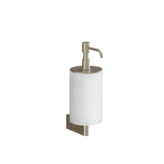 Gessi Origini soap dispenser in white antibacterial resin 66413
