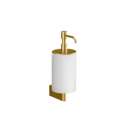Gessi Origini soap dispenser in white antibacterial resin 66413