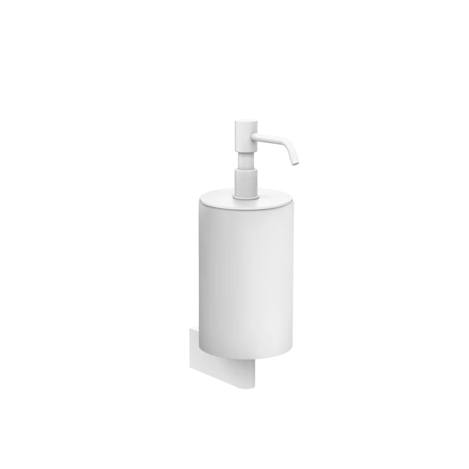 Gessi Origini soap dispenser in white antibacterial resin 66413