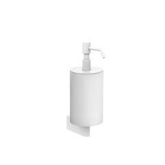 Gessi Origini soap dispenser in white antibacterial resin 66413