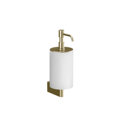 Gessi Origini soap dispenser in white antibacterial resin 66413