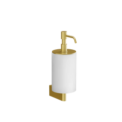 Gessi Origini soap dispenser in white antibacterial resin 66413