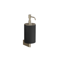 Gessi Origini distributeur de savon en résine antibactérienne noire 66414