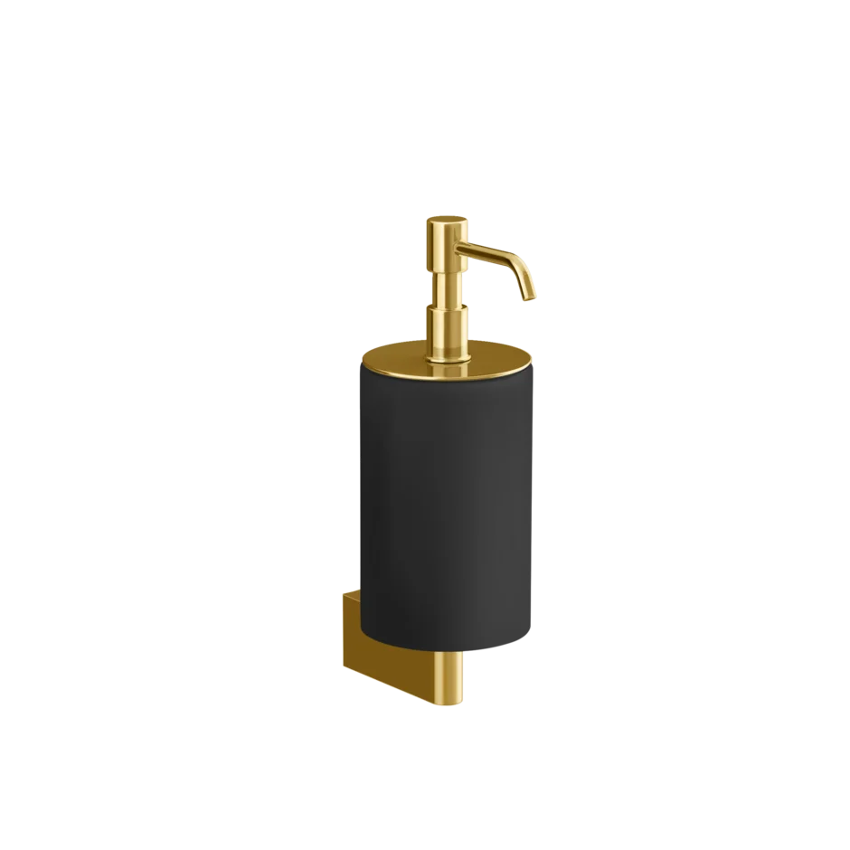 Gessi Origini distributeur de savon en résine antibactérienne noire 66414