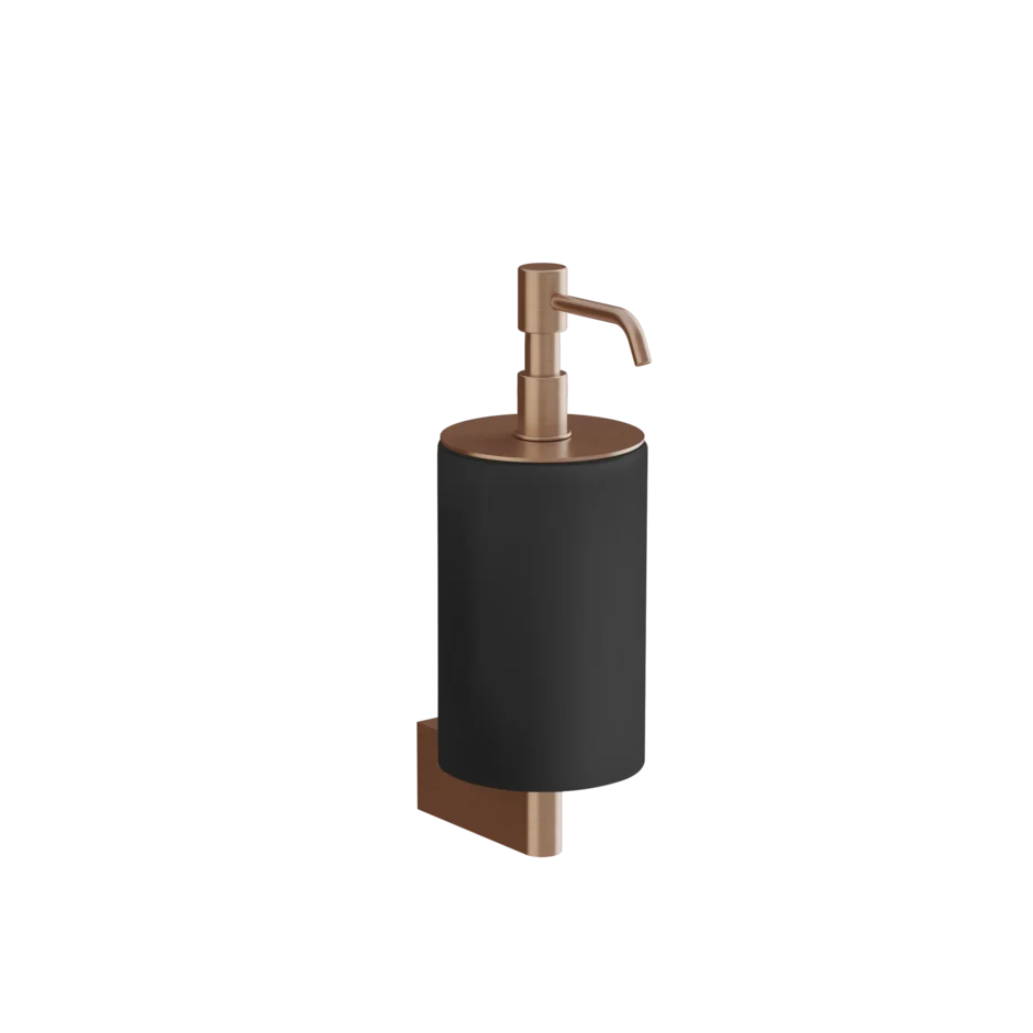 Gessi Origini distributeur de savon en résine antibactérienne noire 66414