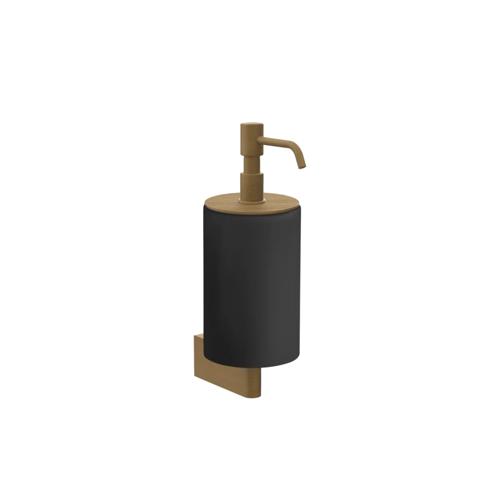 Gessi Origini distributeur de savon en résine antibactérienne noire 66414