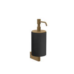 Gessi Origini distributeur de savon en résine antibactérienne noire 66414
