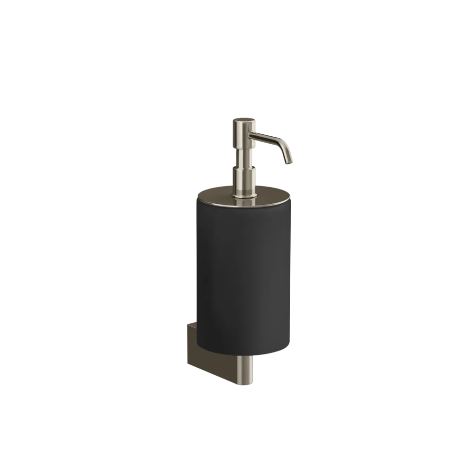 Gessi Origini distributeur de savon en résine antibactérienne noire 66414
