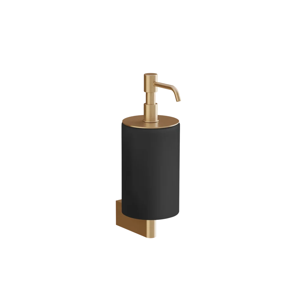 Gessi Origini distributeur de savon en résine antibactérienne noire 66414