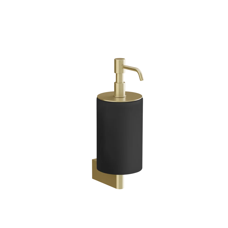 Gessi Origini distributeur de savon en résine antibactérienne noire 66414