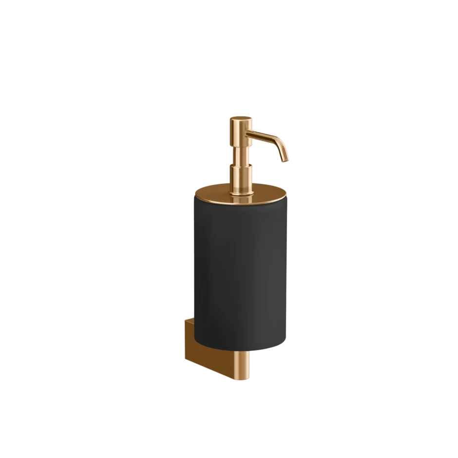 Gessi Origini distributeur de savon en résine antibactérienne noire 66414