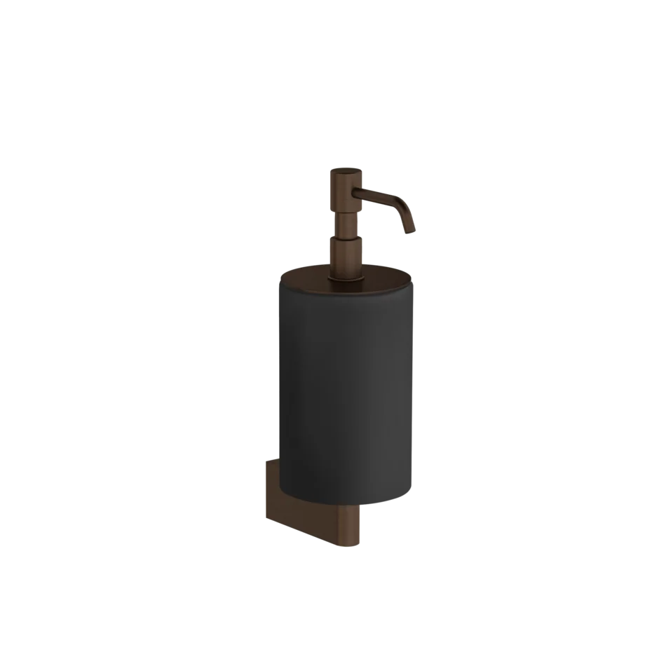 Gessi Origini distributeur de savon en résine antibactérienne noire 66414