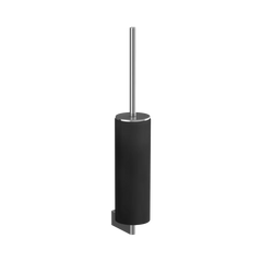 Gessi Origini porta scopino nero in resina antibatterica 66420 cromo