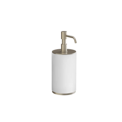 Gessi Origini soap dispenser in white antibacterial resin 66437