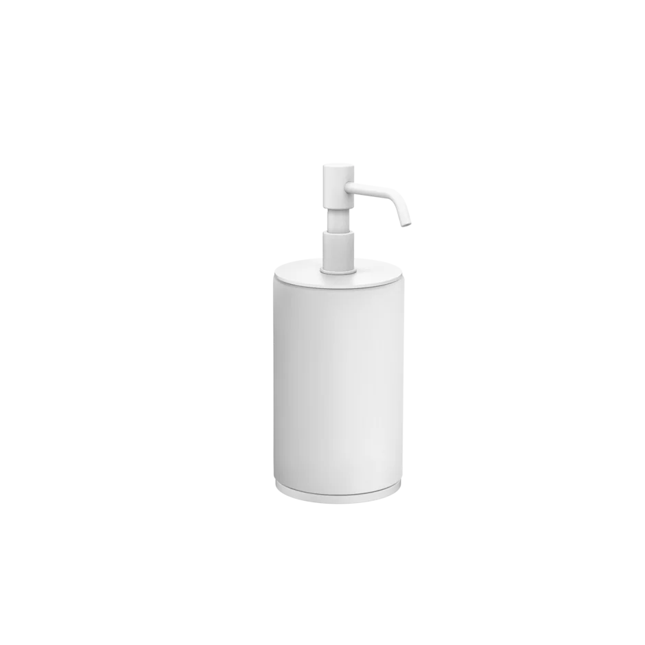 Gessi Origini soap dispenser in white antibacterial resin 66437