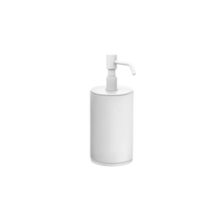 Gessi Origini soap dispenser in white antibacterial resin 66437